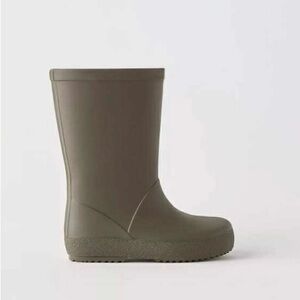 Zara Kids Olive Rain Boots